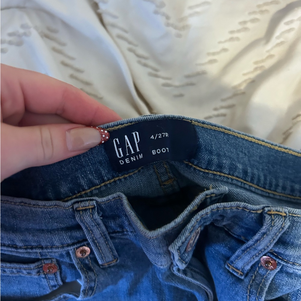 GAP Women's Classic Blue Boot Cut Jeans